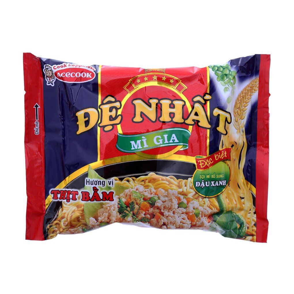 [Combo 10 gói] Mì Đệ Nhất vị thịt bằm gói 83g