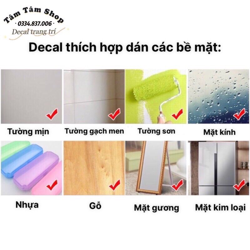 Tranh dán tường, Decal dán tường đèn và cửa sổ.