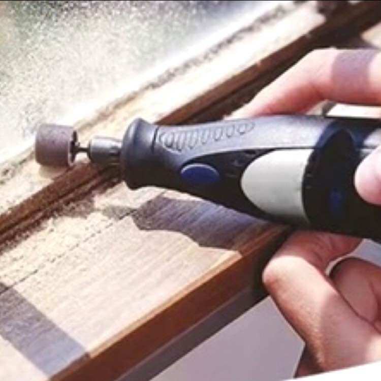 Đầu chà nhám gắn trục 9.5mm grit 120