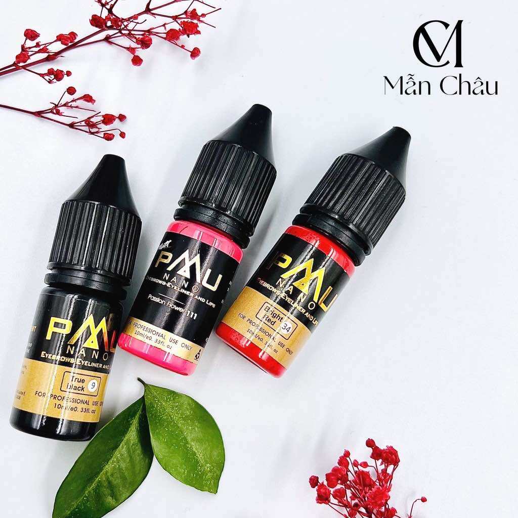 [MẪU MỚI] Mực Phun Xăm NANO PMU Phun Mày Môi Mí