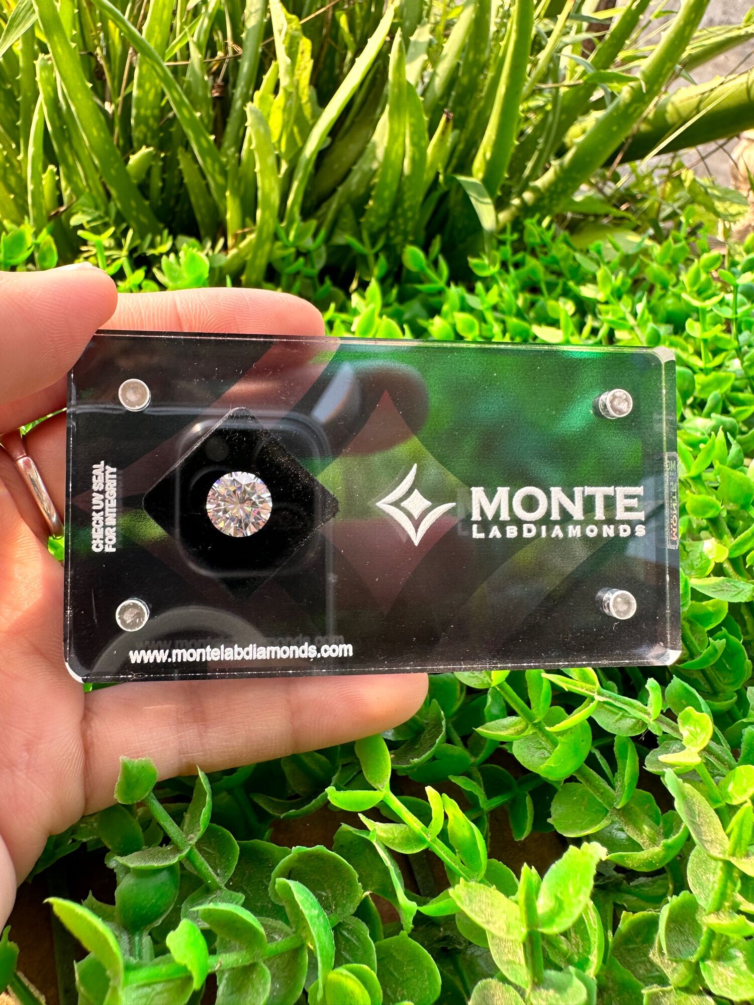 💎Kim cương nhân tạo Moissanite MONTE (5.0mm).Hàng chính hãng. Nhập khẩu Châu Âu.