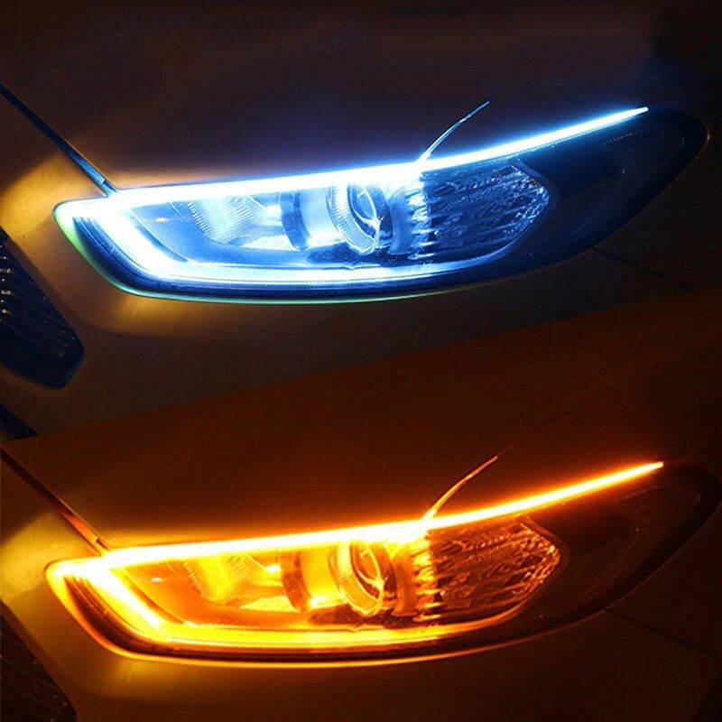 Bộ 2 dây led mí oto tích hợp xi nhan đủôi 60cm