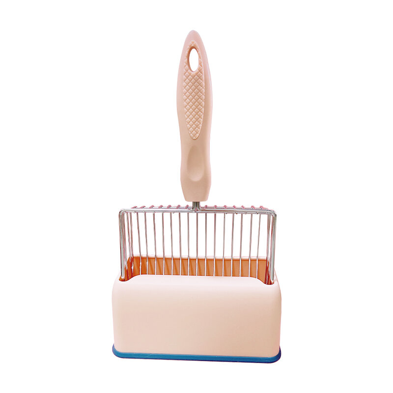 Dụng cụ thần thánh xẻng xúc cát mèo kim loại, xẻng xúc cát mèo, bộ xẻng xúc cát mèo có lỗ nhỏ, đồ dùng cho mèo cỡ siêu lớn