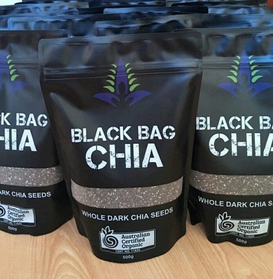 Hạt chia đen nhập khẩu gói 500gr