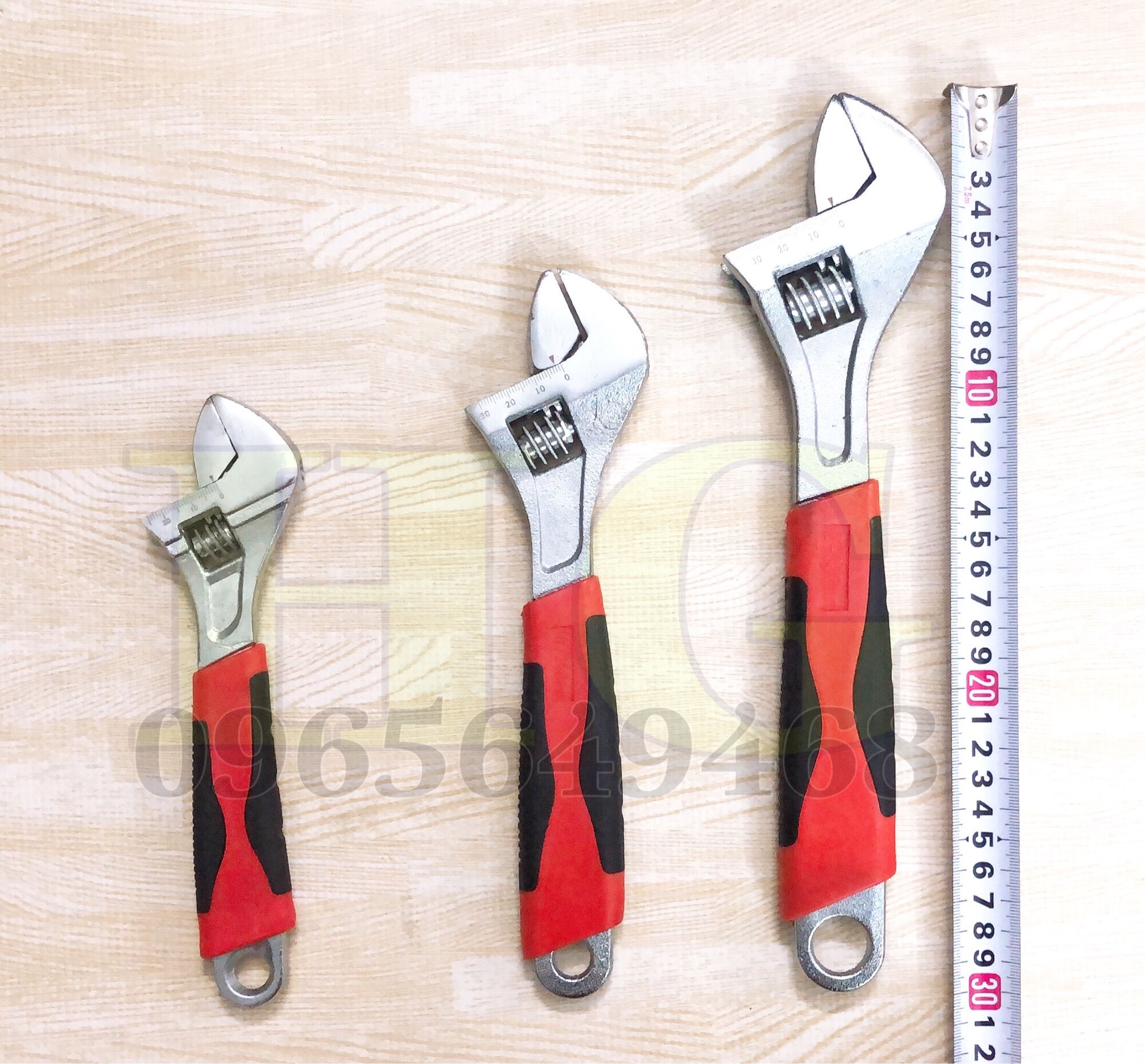 Mỏ lết 8” 10” 12” mỏ lết đỏ tay dạ giá rẻ