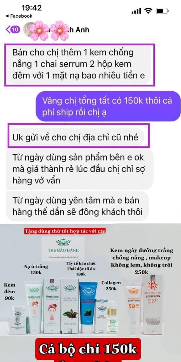 Bộ chăm sóc da ngày và đêm.