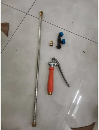 Combo bộ tay bóp, cần inox và các đầu bec tưới cây phun phân bón cho bình bơm hoặc máy bơm mini tưới cây, tưới lan, rau