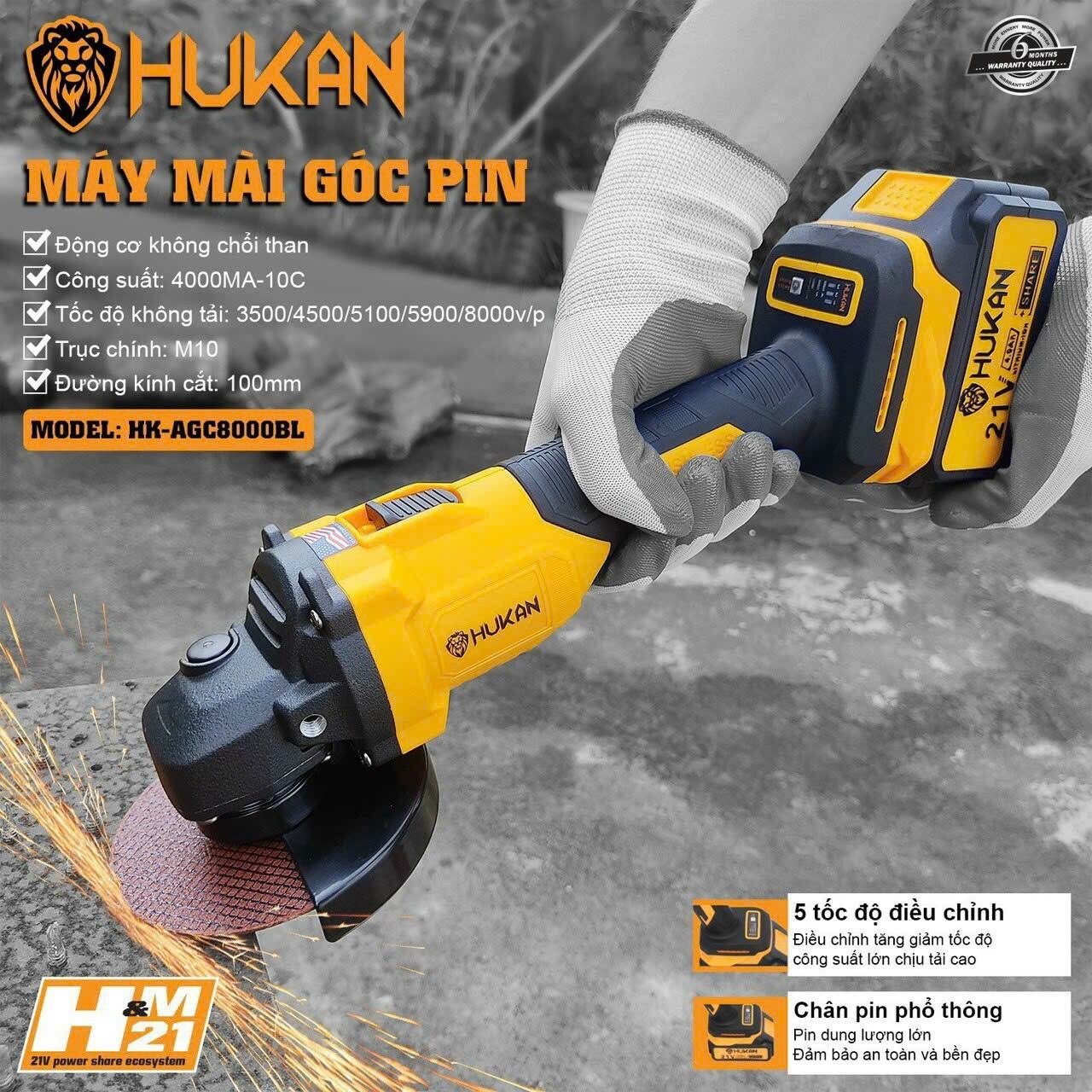 Máy mài pin HUKAN 8000BL thế hệ mới nhất