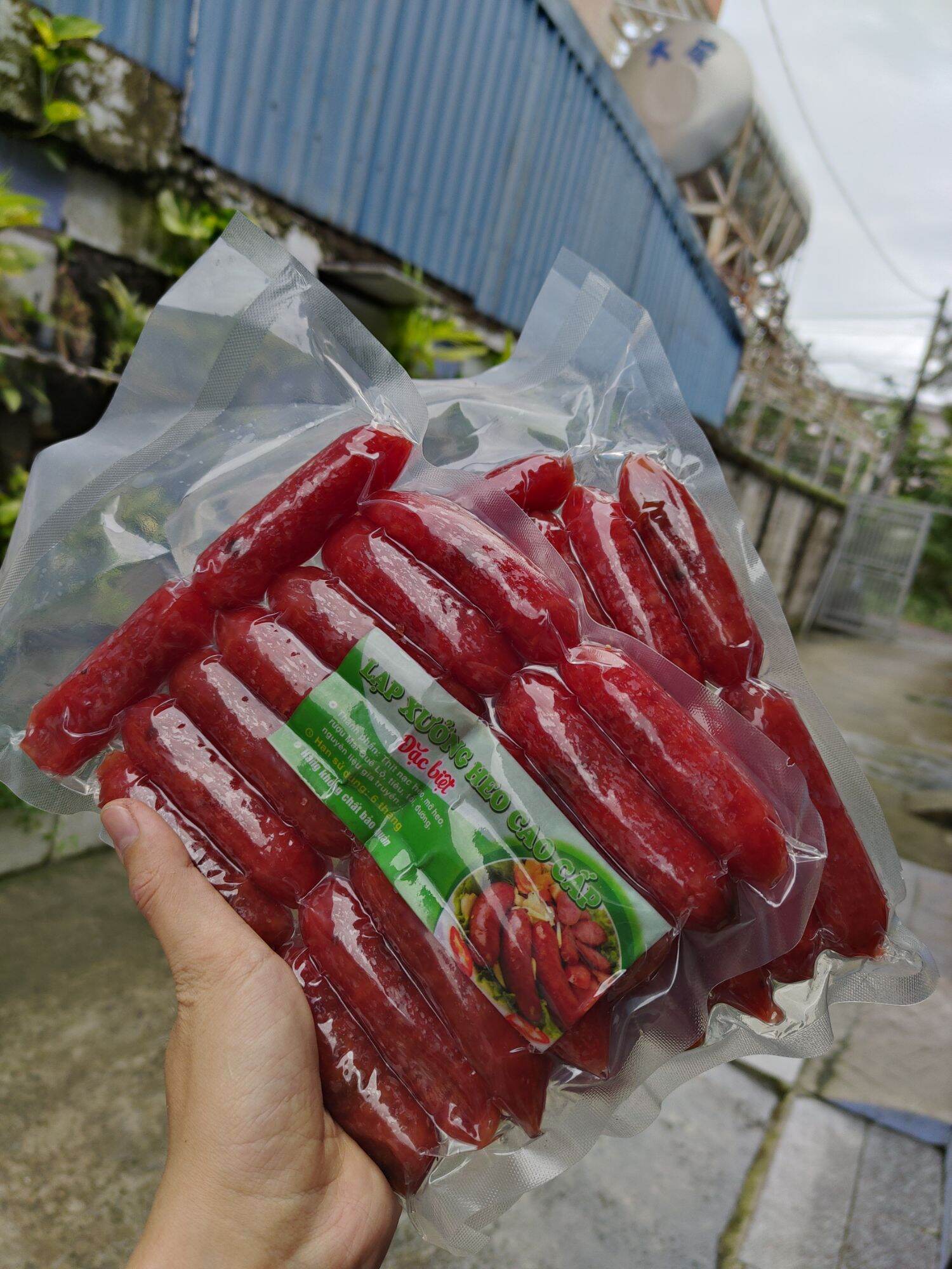 Lạp xưởng khô nạc tiêu đen 500g