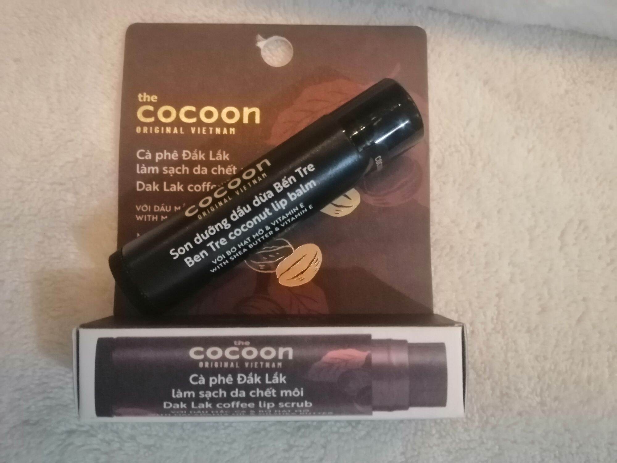 [HCM]SON DƯỠNG MÔI DẦU DỪA BẾN TRE COCOON