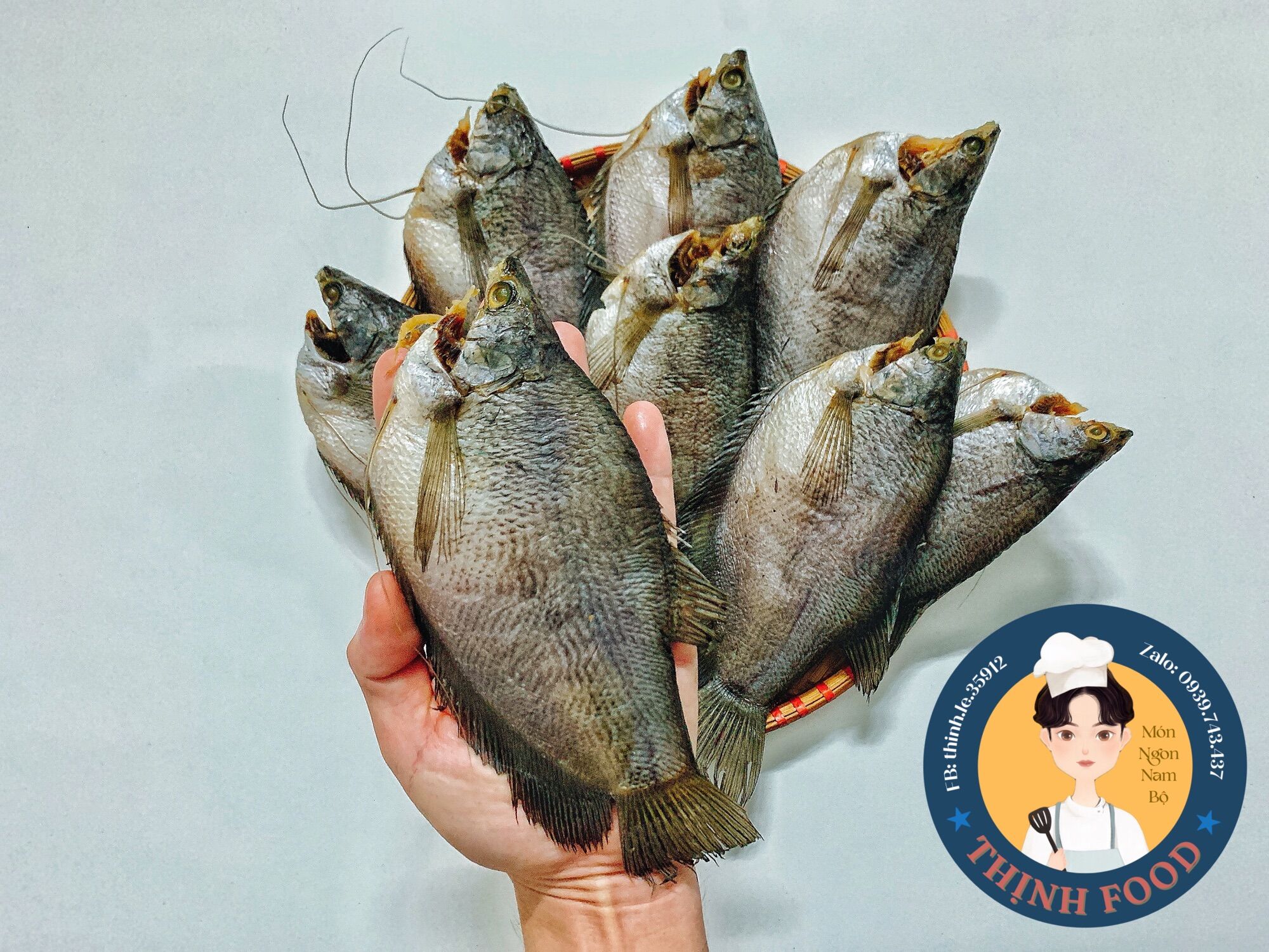 Khô Cá Sặc Bổi (Cá Sặc Rằn)(500g) Đặc Sản Cà Mau Size 8Con/Kg