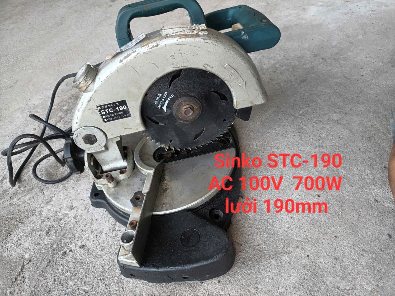 Máy cắt bàn xoay Shinko STC-190, hàng nhật bãi, điện zin 100V