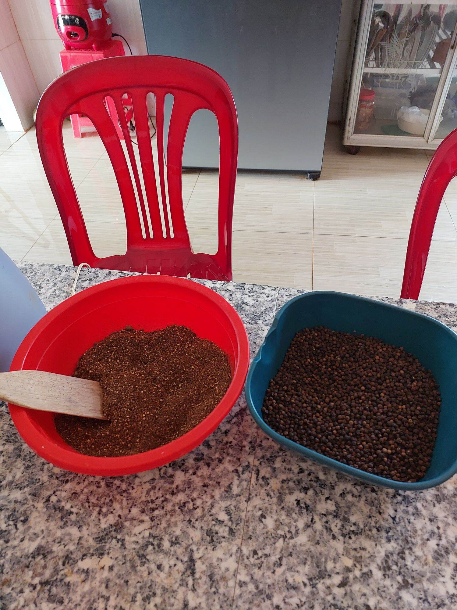 Hạt tiêu Bình Phước, Tiêu khô