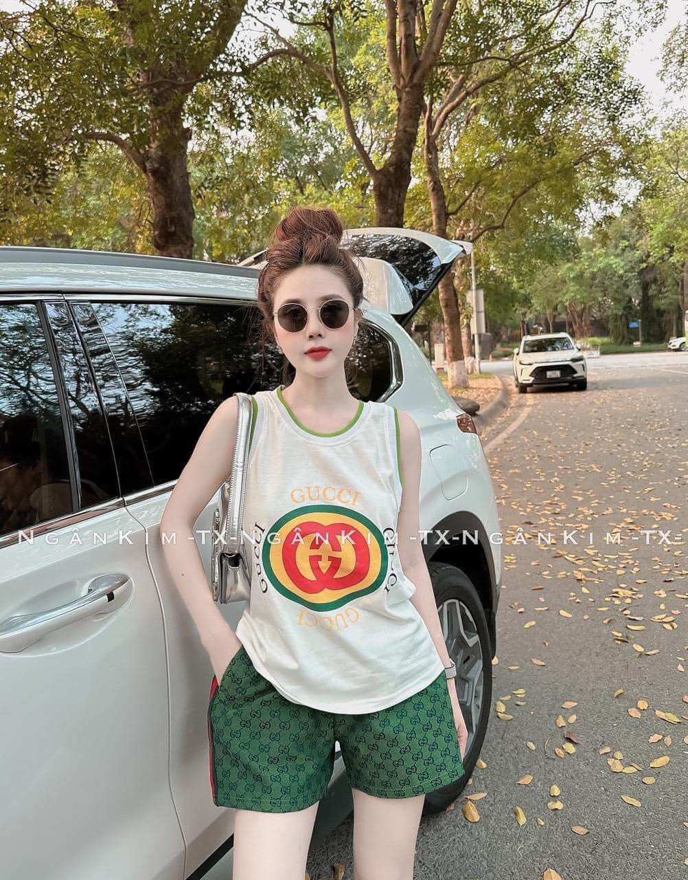 Set bộ đùi chất cotton su ba lỗ - Guc