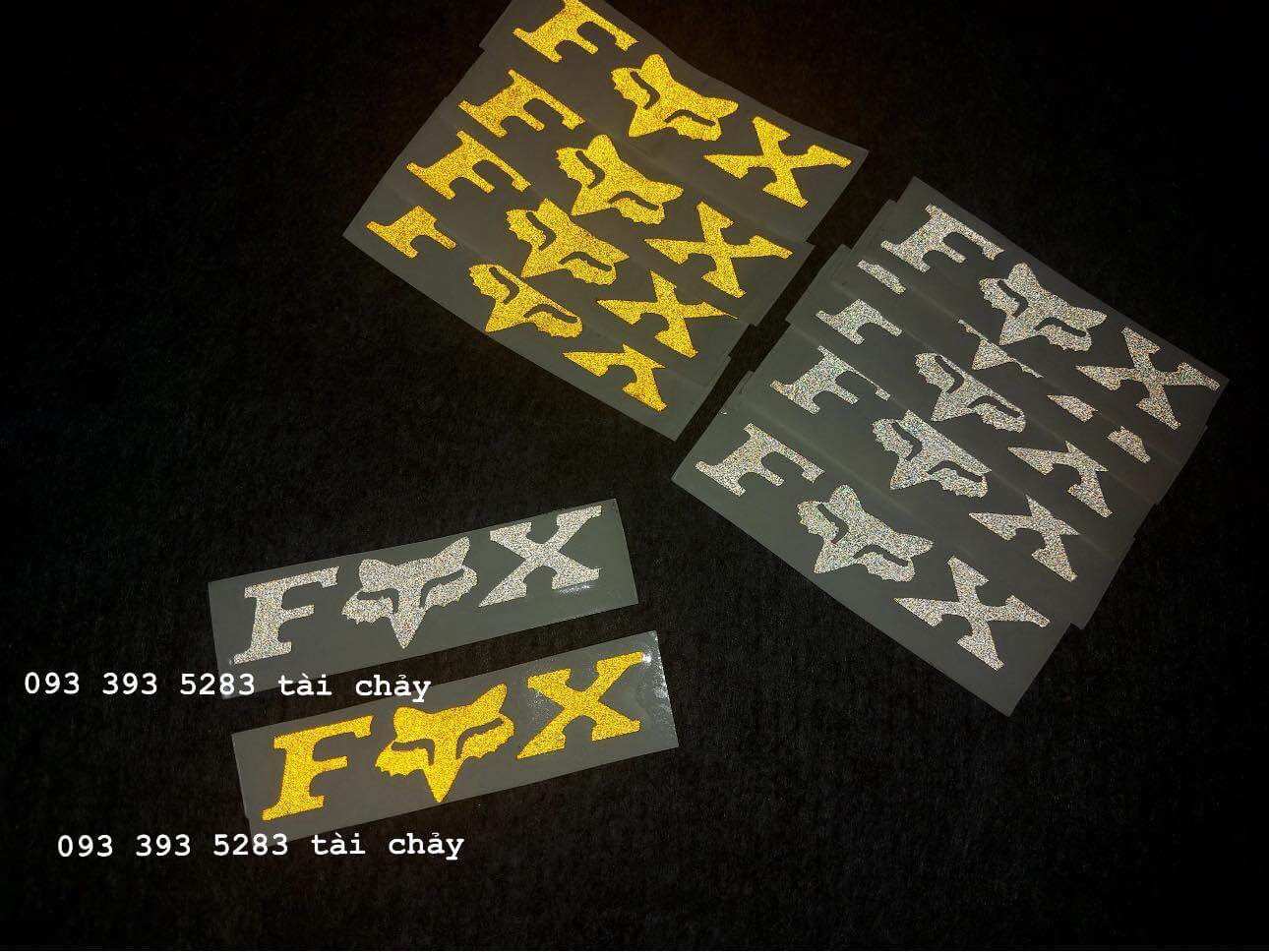 [ 1 MIẾNG ] TEM DECAL FOX DÀI 6 CM DÁN TRANG TRÍ XE VÀ NHIỀU VI TRÍ KHÁC