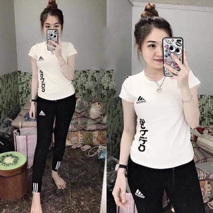 [HCM]BỘ ĐỒ COTTON LOGO THÊU ADS CAO CẤP
