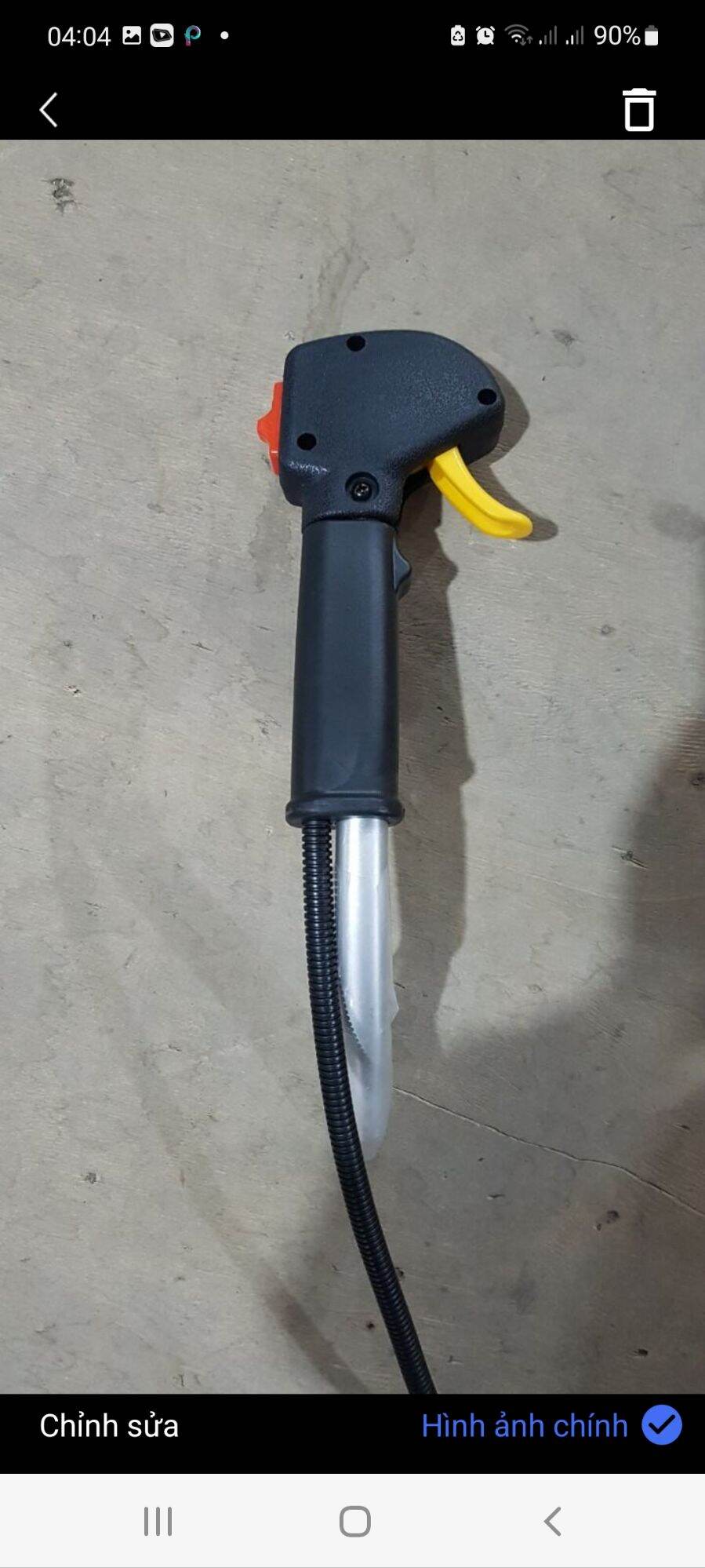 Tay ga máy cắt cỏ mỏ vịt 2 thì 260.260cg.330.34F.36F và máy 4 thì Gx25 Gx35 Ảnh chụp thật 100%