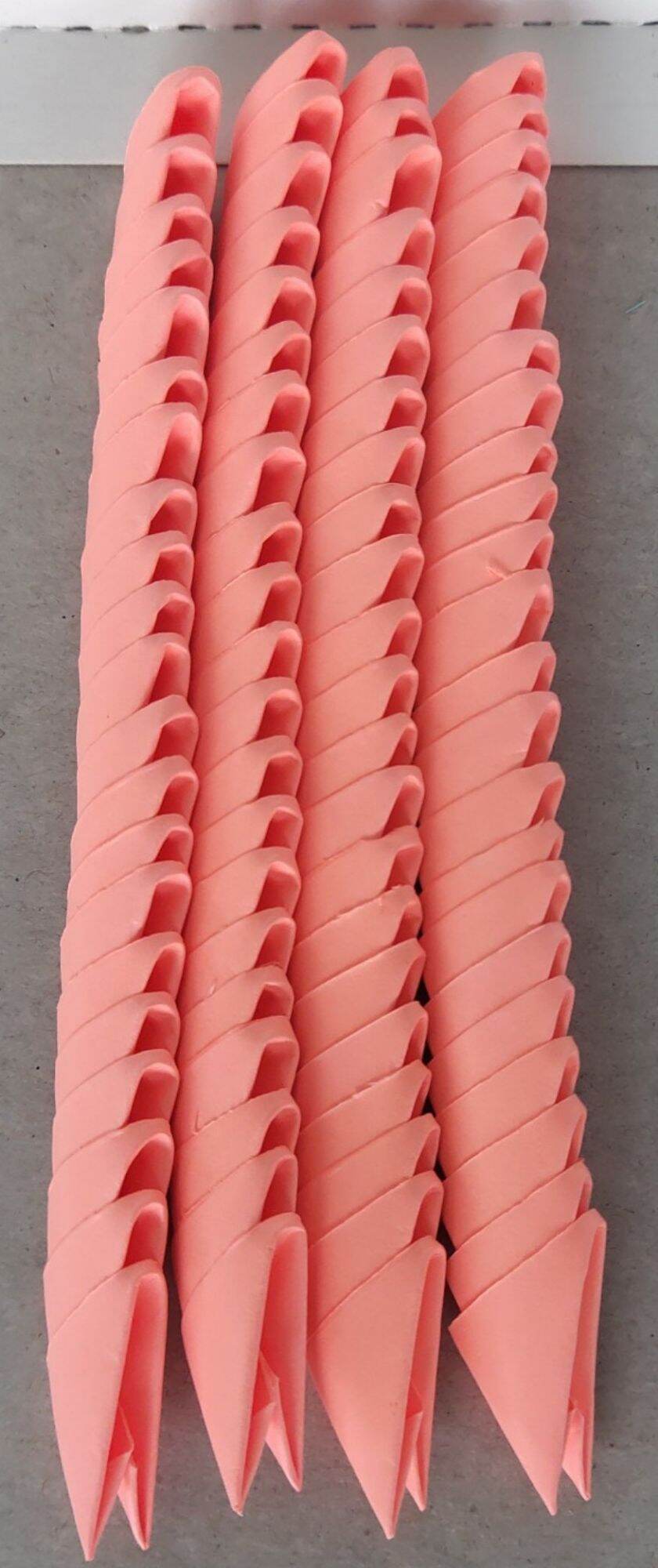100 mảnh origami màu dạ quang ghép sẵn. ĐL 80gsm
