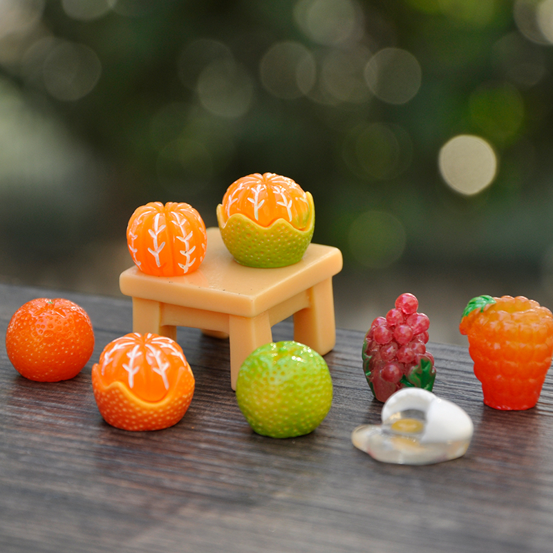 Charm Nhựa Trái Cây Trang Trí DIY