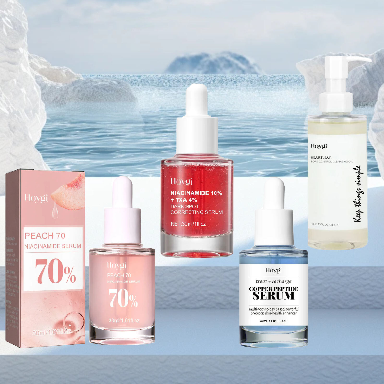 Niacinamide Serum Dành Cho Nữ Dưỡng Ẩm Sáng Điểm Tối Hiệu Chỉnh Mờ Đường Nét Tinh Tế Làm Sạch Sâu Hàn Quốc Chăm Sóc Da Nhũ Trùng 30Ml/100Ml