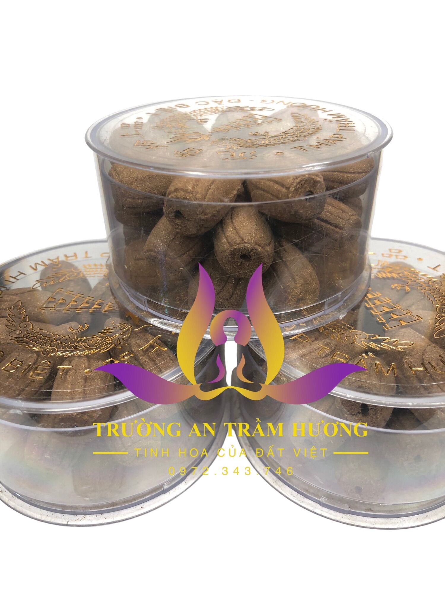Hộp nụ nhang trầm hương dạng nụ sen