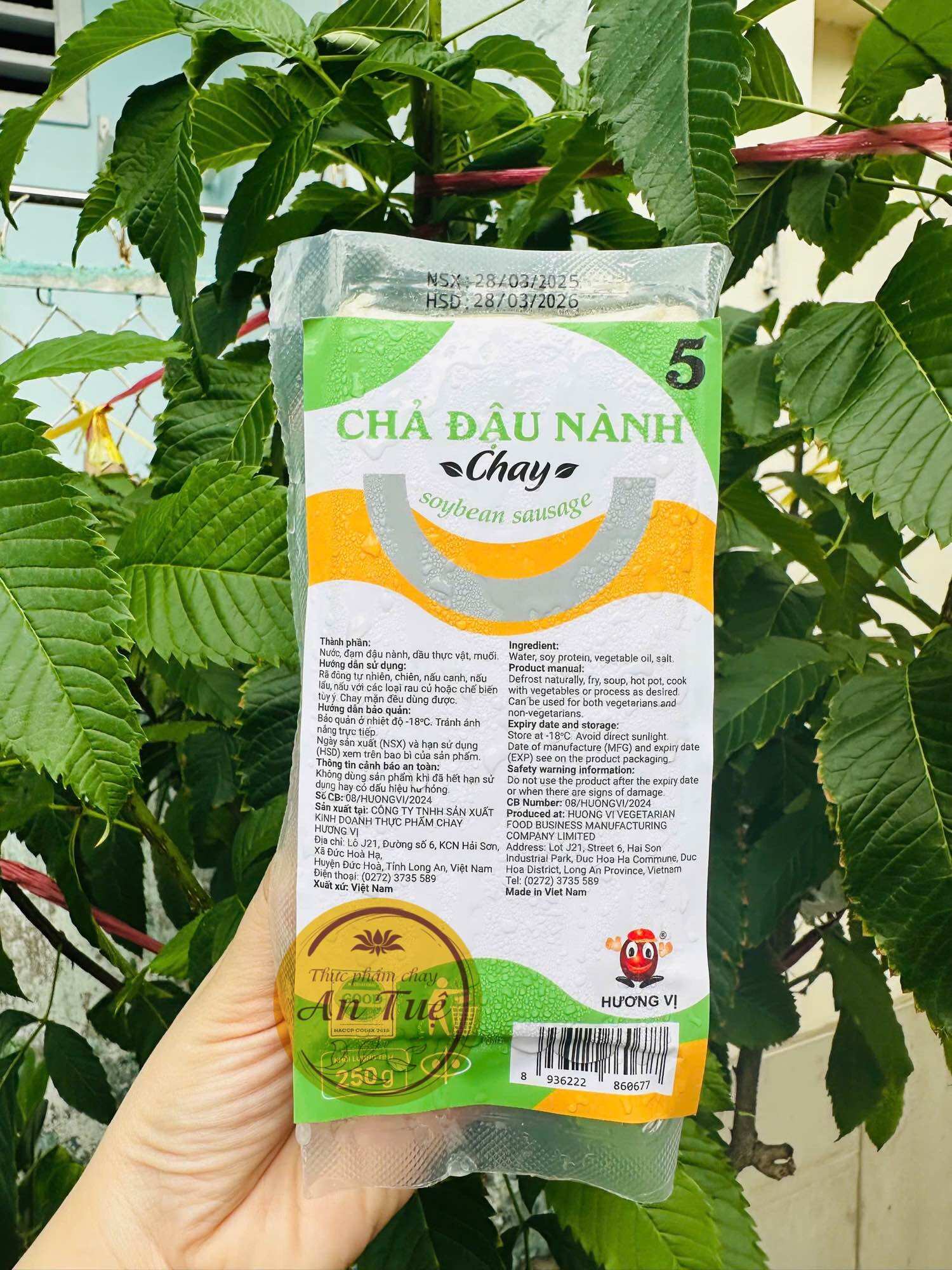 Chả đậu nành ( đậu hủ nhật) Hương vị 250g/hàng lạnh chỉ ship hoả tốc TPHCM/ TPC AN TUỆ