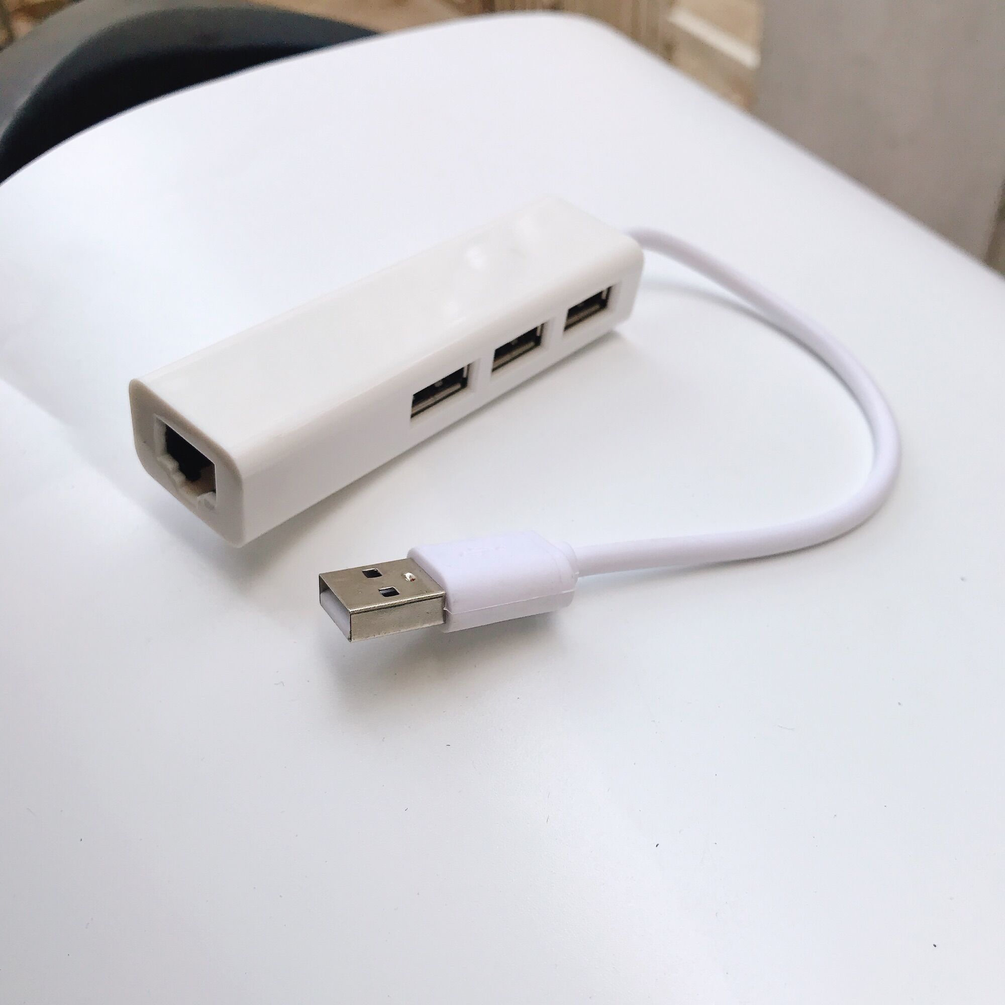 Cáp Chuyển Usb Sang Lan Kèm 3 Cổng Usb 2.0
