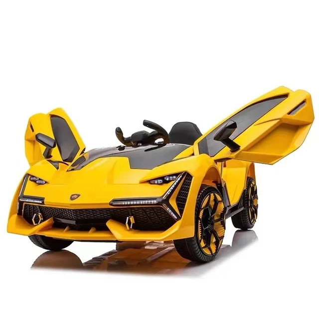 Xe ô tô điện đạp ga cho bé Lamborghini Aventador nel 603 dáng thể thao 3 động cơ có nhạc đèn điều kh