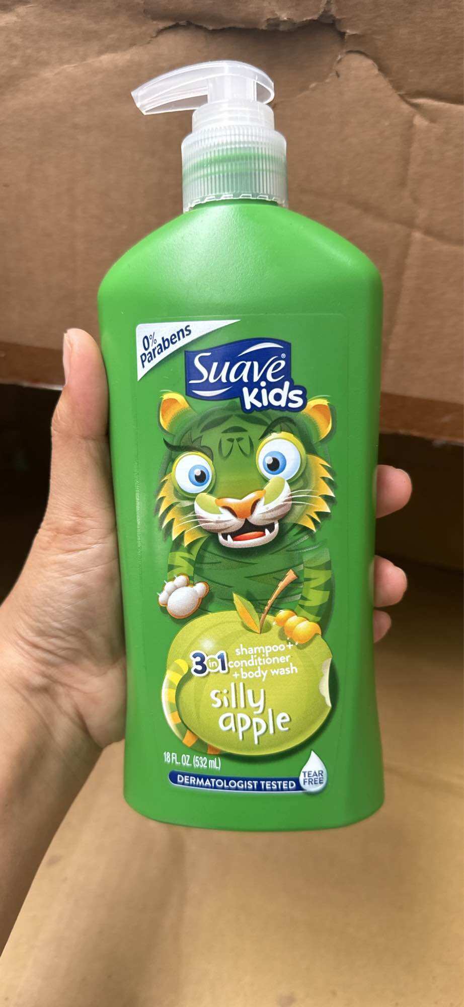 Sữa tắm gội suave kids hương trái cây cho bé 2 tuổi trở lên