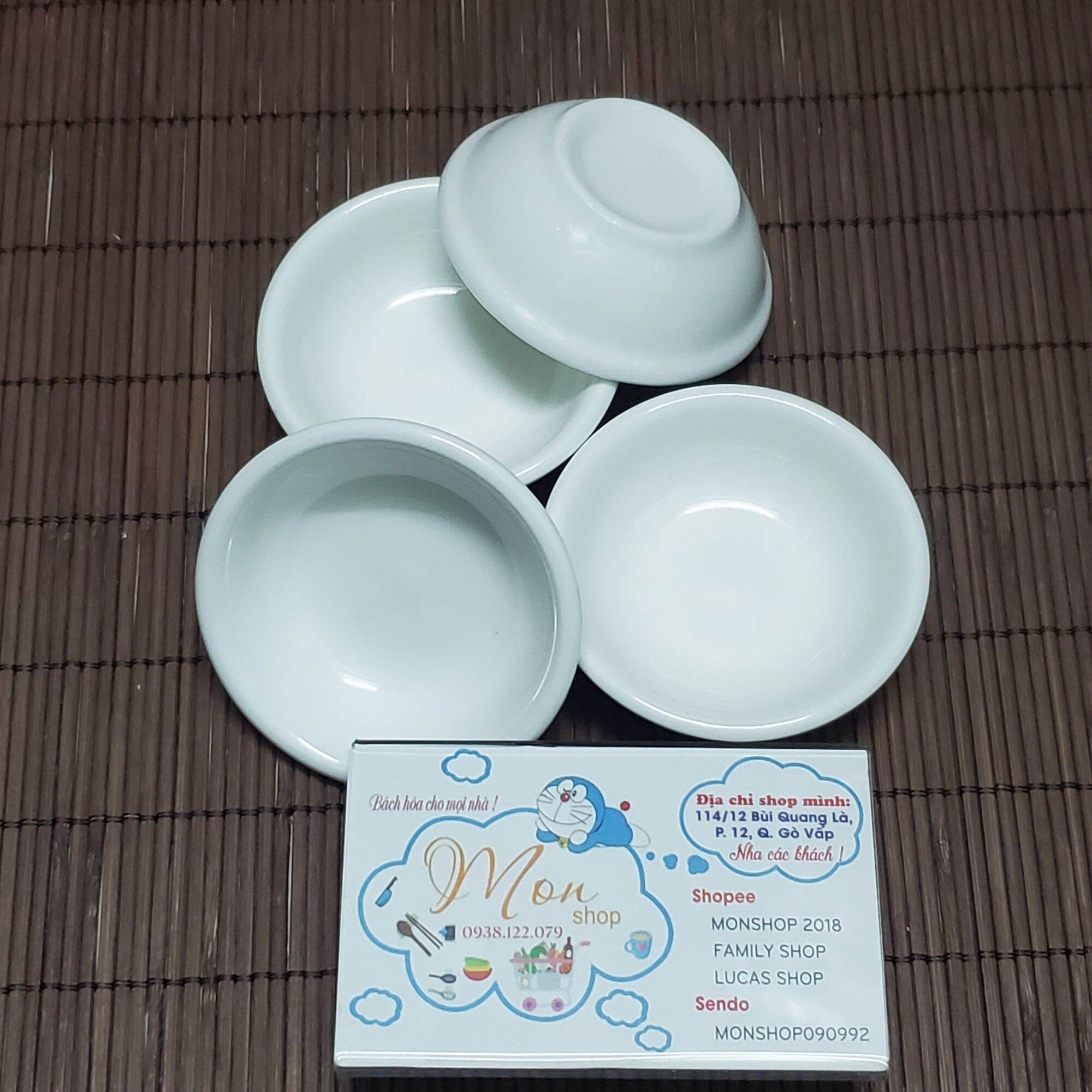 [SỨ TRẮNG]COMBO 50c CHÉN GIA VỊ NHỎ