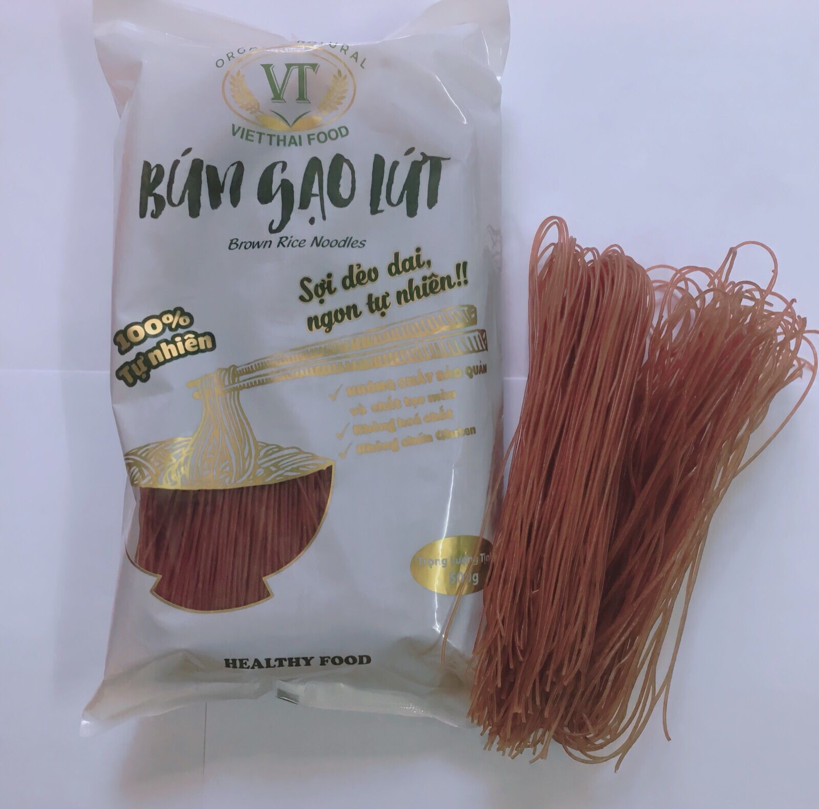Bún gạo lứt, mì gạo lứt đỏ điện biên