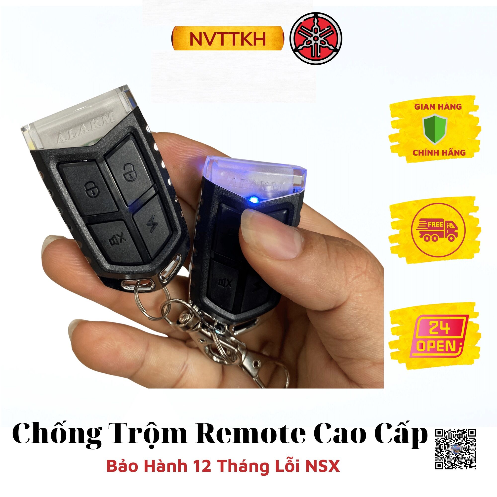 [ V3 ] Bộ khóa chống trộm 2 remote Ferry Yamaha