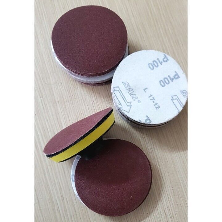 [SIÊU RẺ] Hộp 100 giấy nhám tròn 1 tấc (10cm)