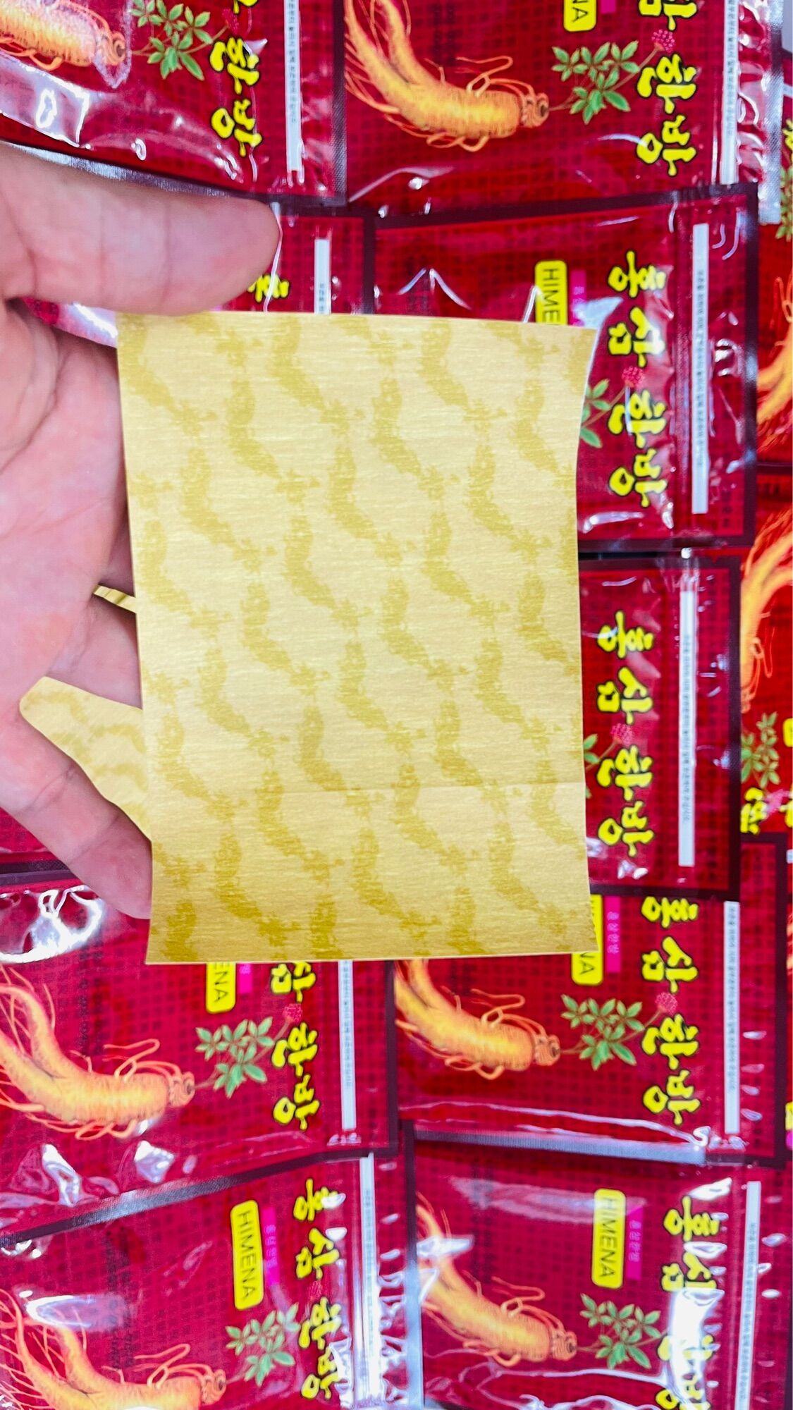 Cao Dán Hồng Sâm Himenna Hàn Quốc bịch 20 miếng