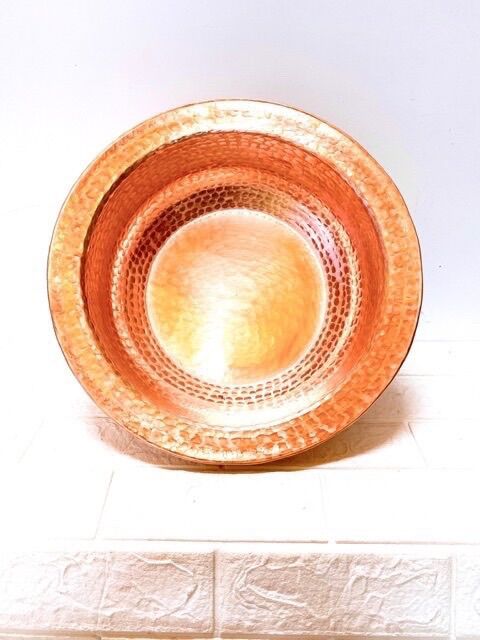 CHẬU ĐỒNG ĐỎ 36CM CHẤT LIỆU BẰNG ĐỒNG ĐỎ 💯