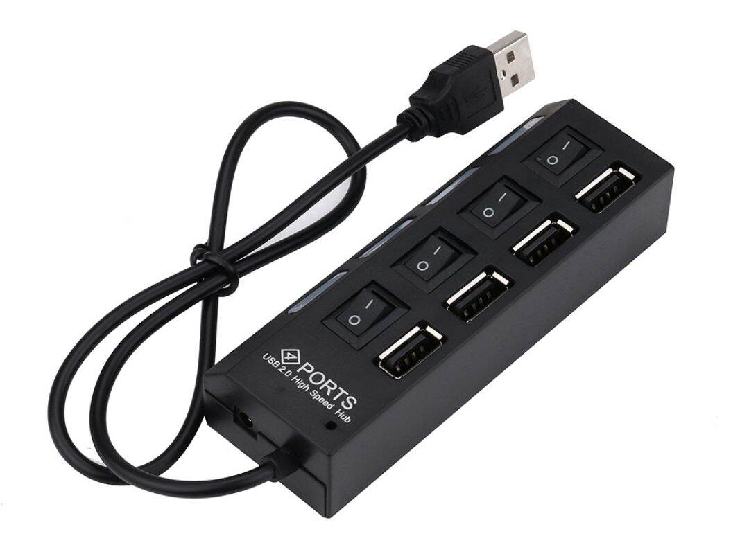 Hub Chia 4 Cổng Usb 2.0 Tốc Độ Cao Cho Pc Laptop