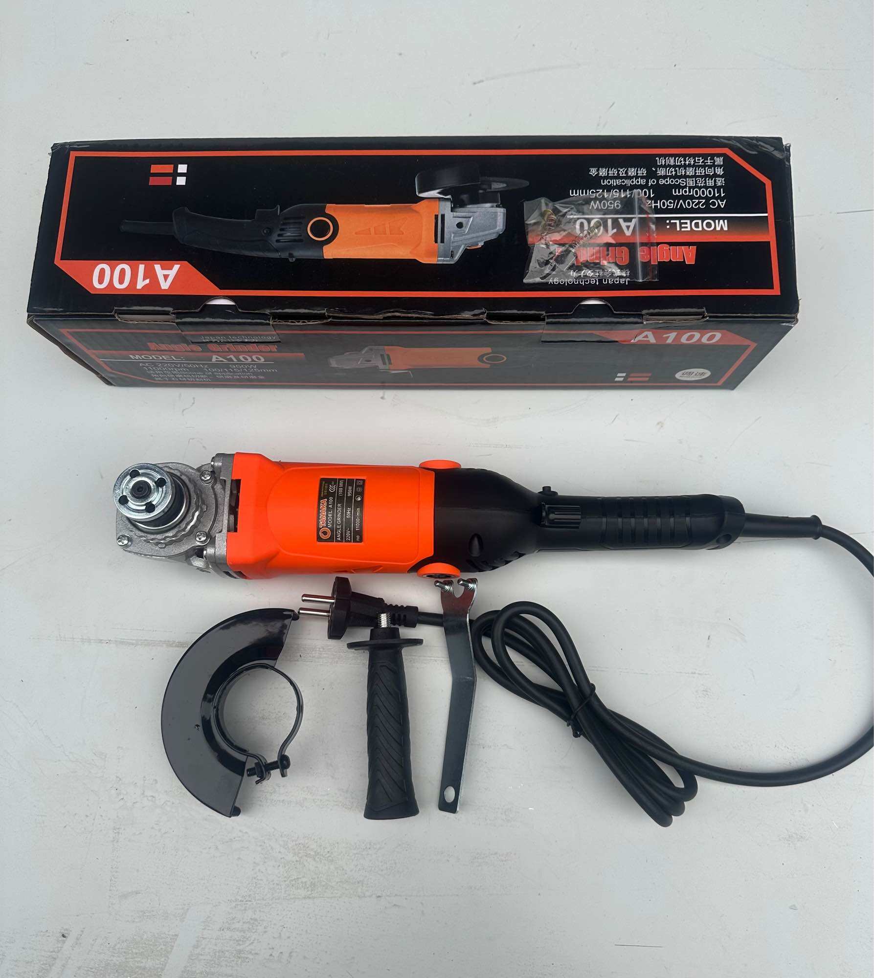 Máy mài góc tanaka -a100 động cơ 100% dây đồng chuôi dài