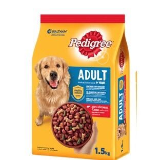 Thức ăn hạt Pedigree cho chó - túi lớn 1,5kg