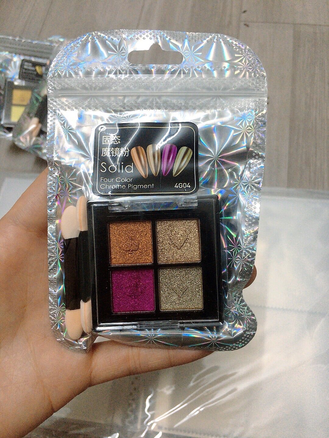 Set nhũ mini trang trí móng