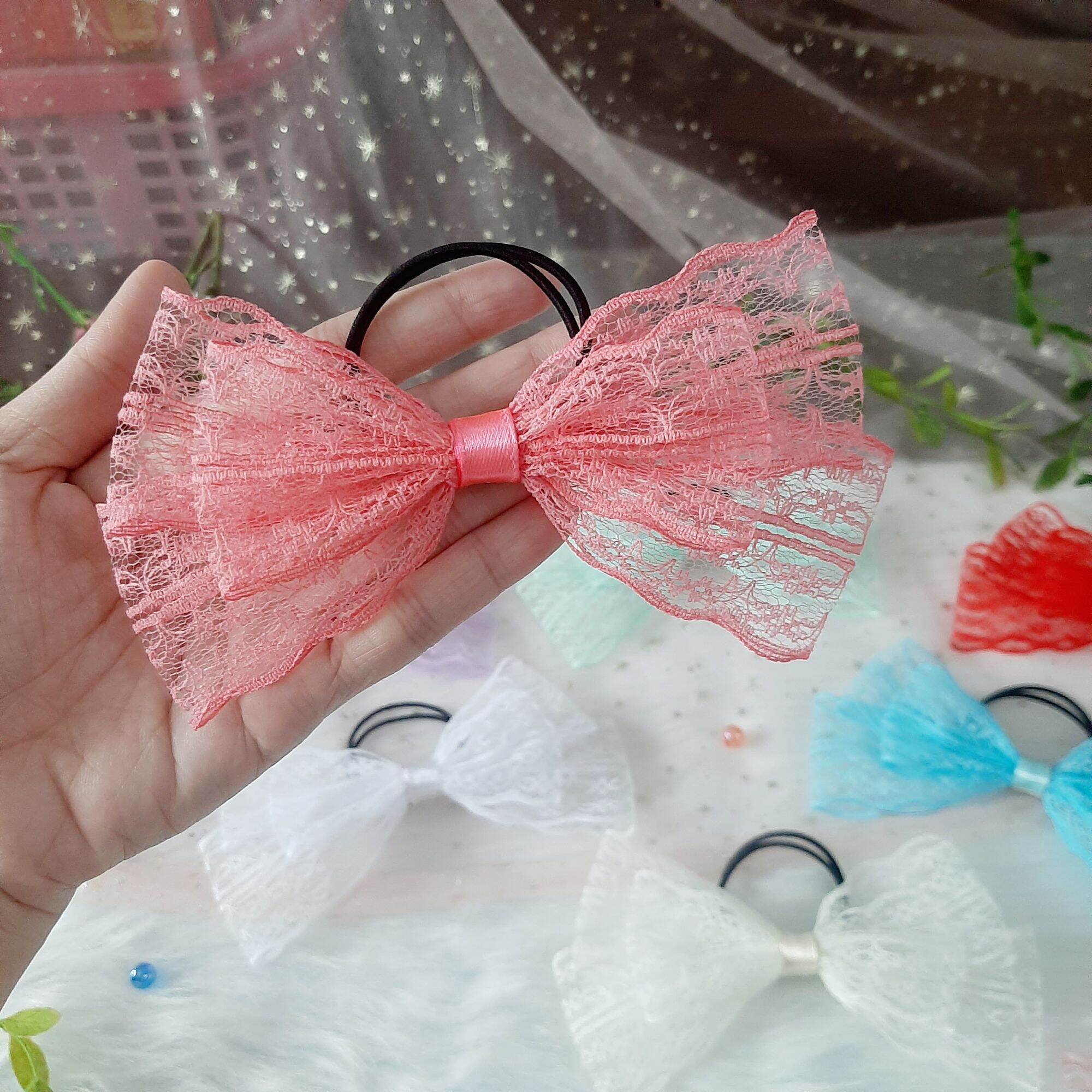 Cột tóc nơ lưới (mua 9 tặng 1)