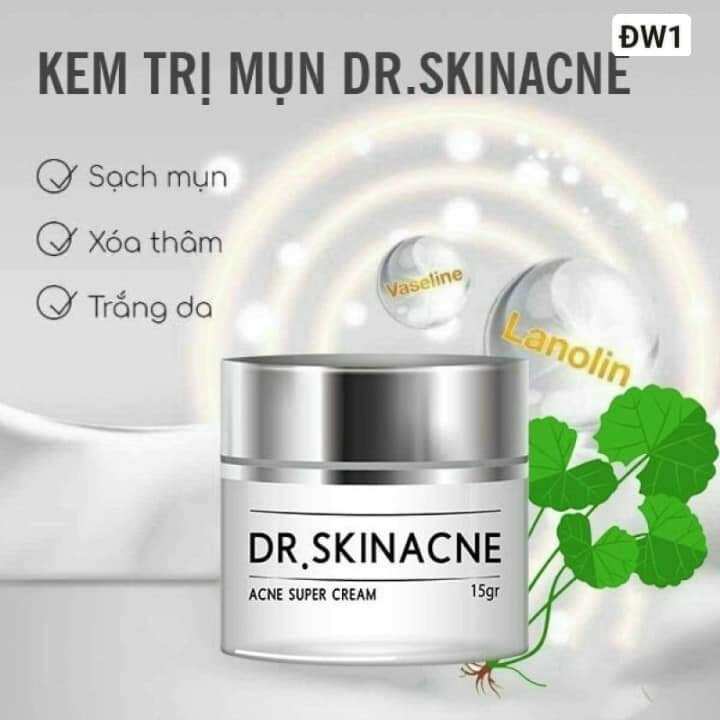 Kem Mụn Dr Skin sạch mụn - xóa thâm