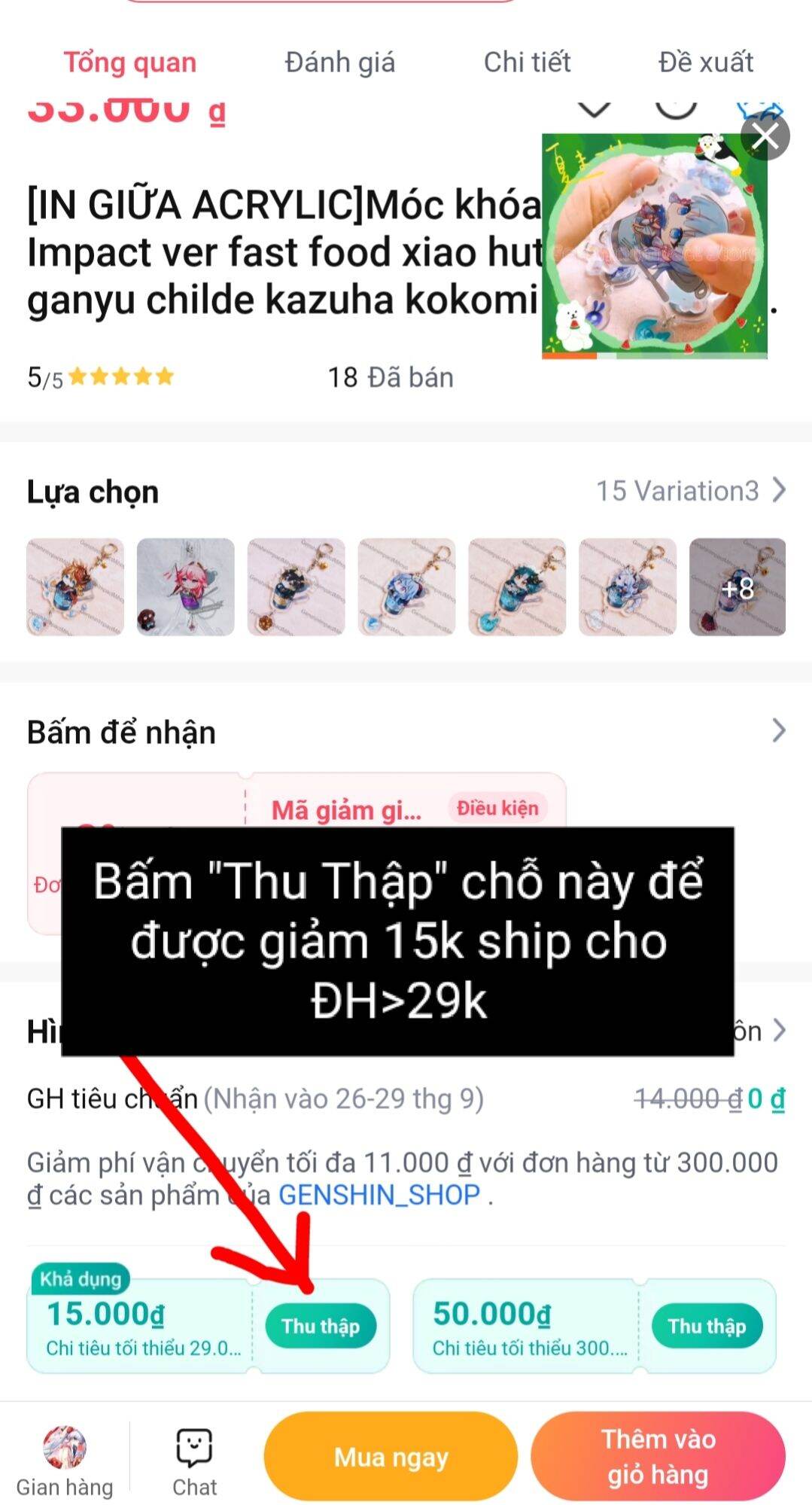 Móc khoá Genshin Impact phiên bản Tết