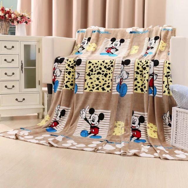 Chăn Bông Tuyết 1M6X2M Nhiều Màu ( Giao ngẫu nhiên)