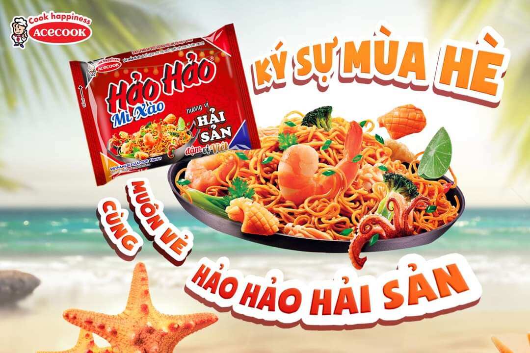 Mì hảo hảo xào vị hải sản 30 gói 75g