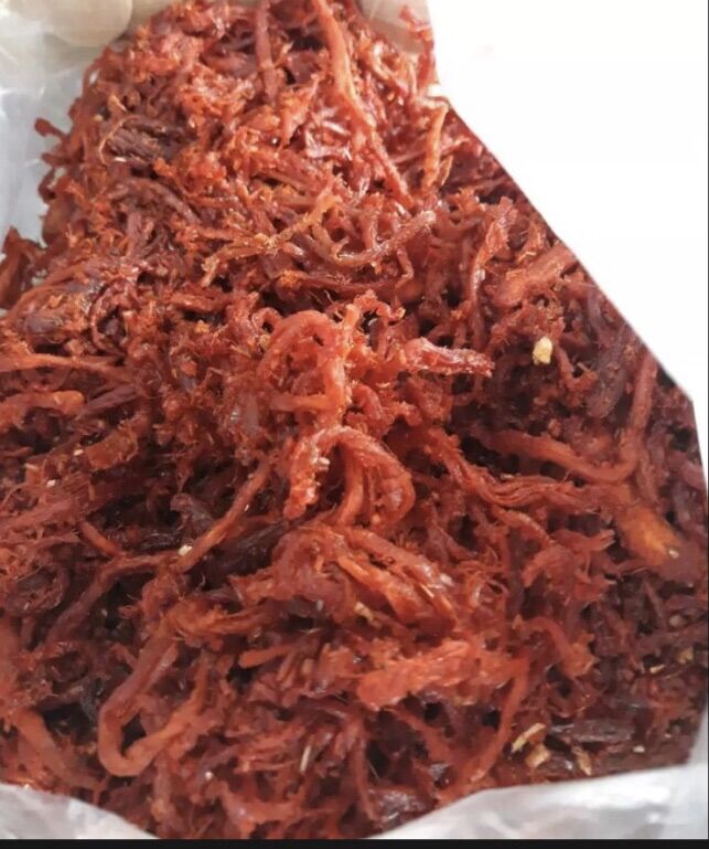 (Gia vị bánh tráng trộn) 1 ký KHÔ BÒ SỢI LOẠI NGON (KHÔ HEO GIẢ BÒ)