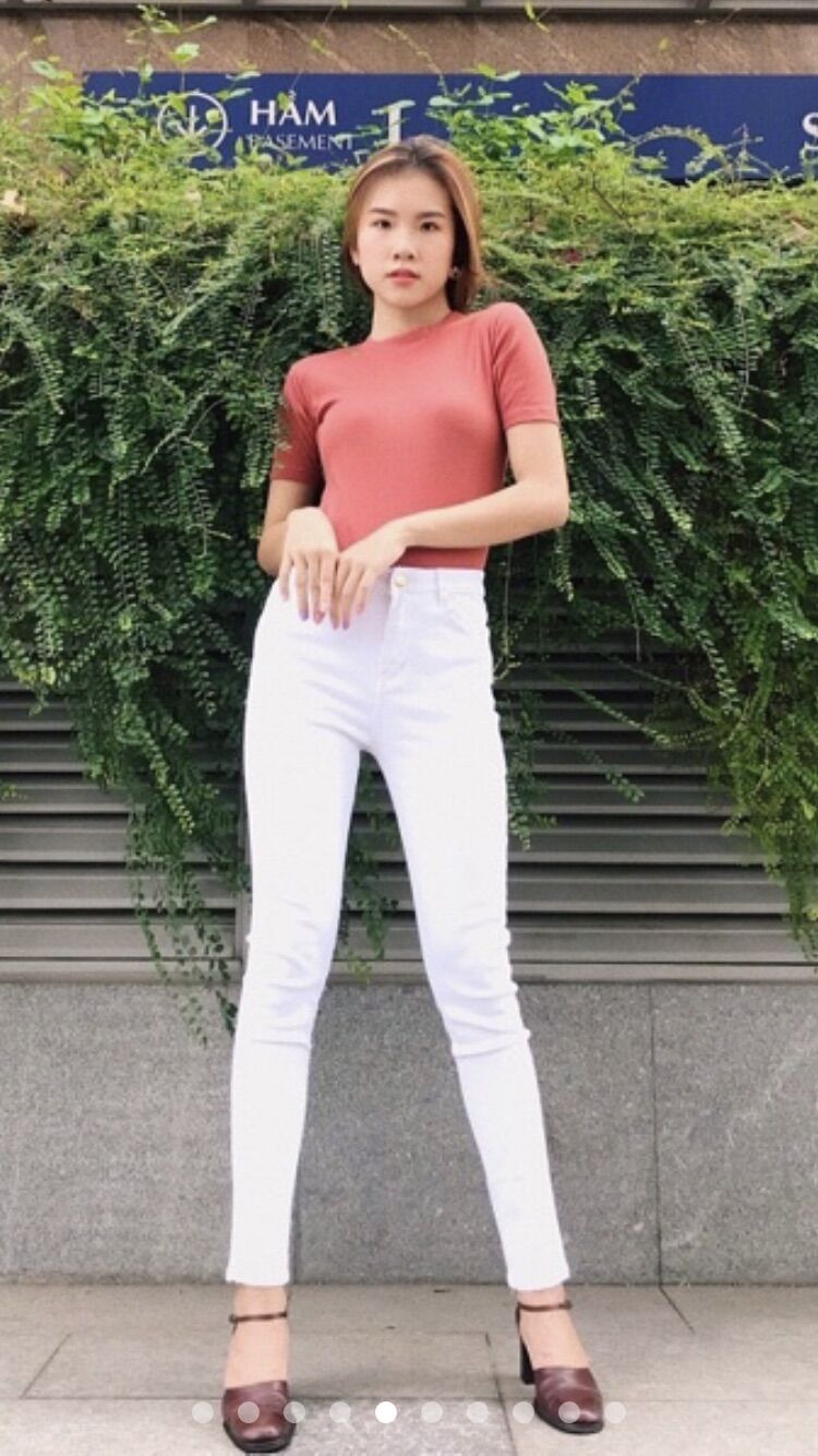 Quần kaki trắng co giản thoải mái size xl size xxl size xxxl
