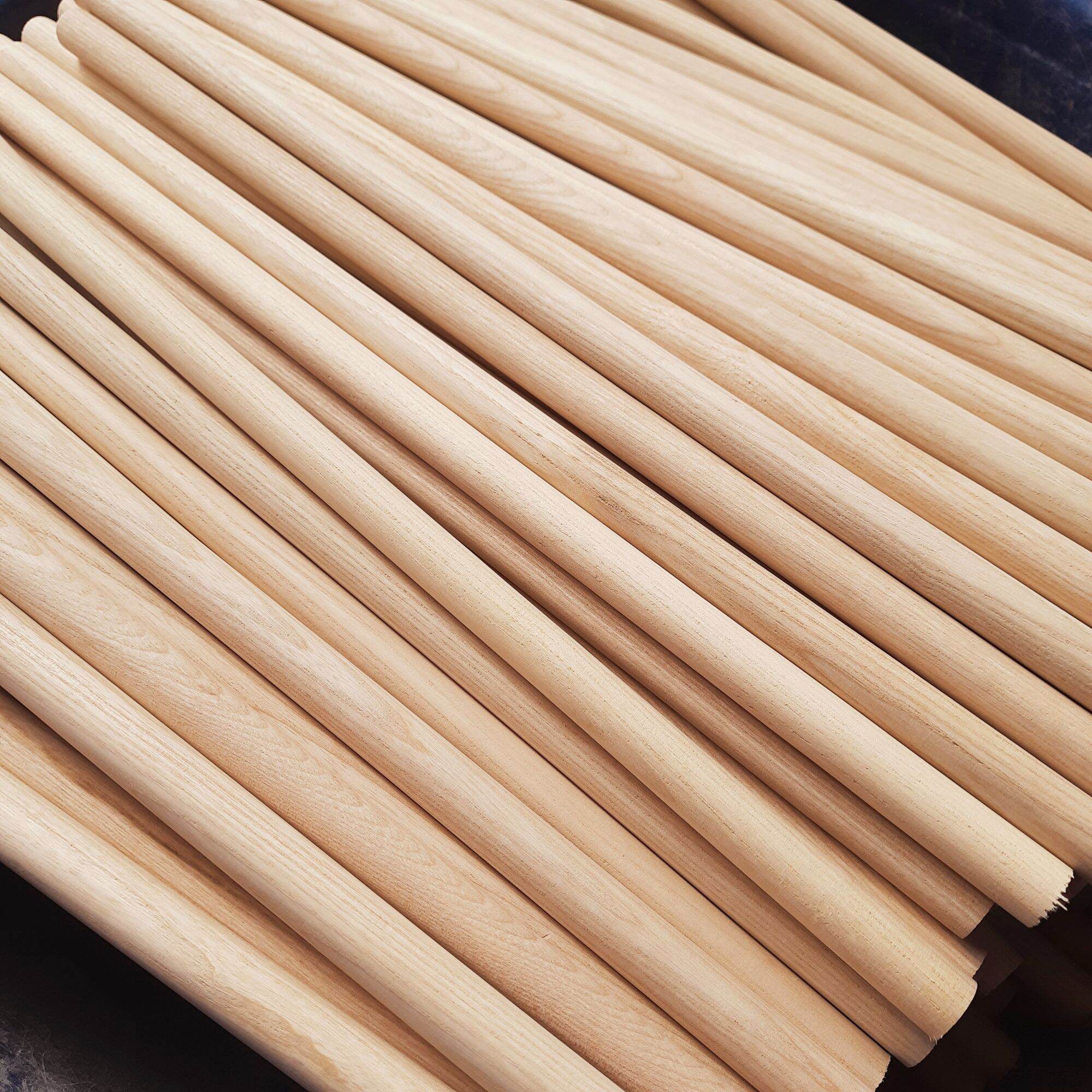 (đẹp 100%) Thanh Gỗ Tần Bì Dài 50cm Phi 18