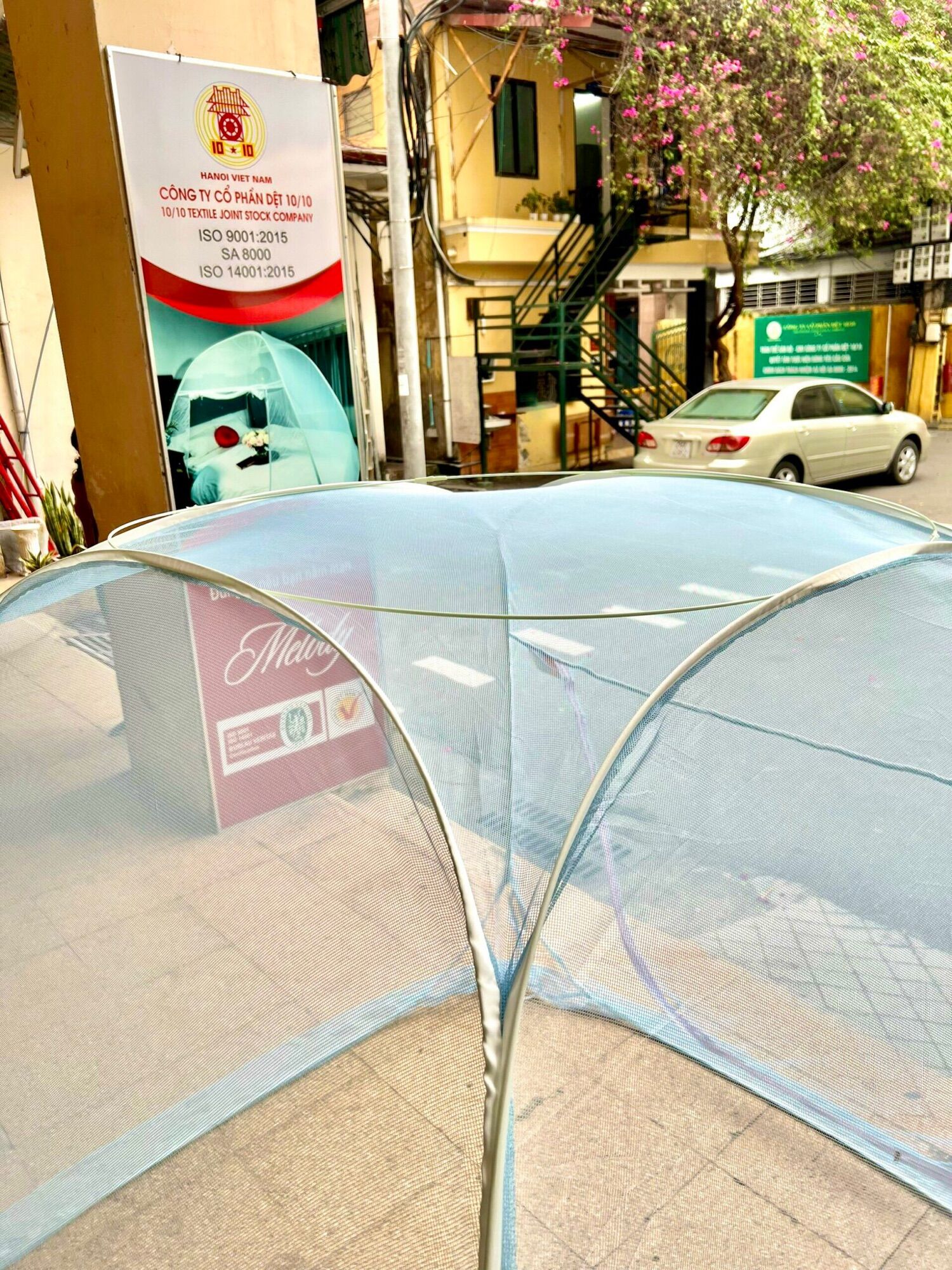 Màn Bung xanh MELODY 1m6 - 1 cửa