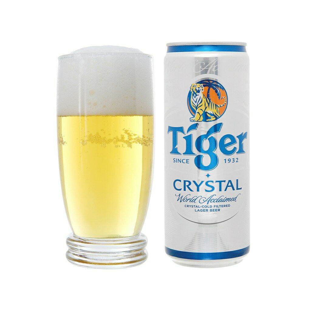[HCM]1 lon Bia Tiger Bạc lon 330ml
