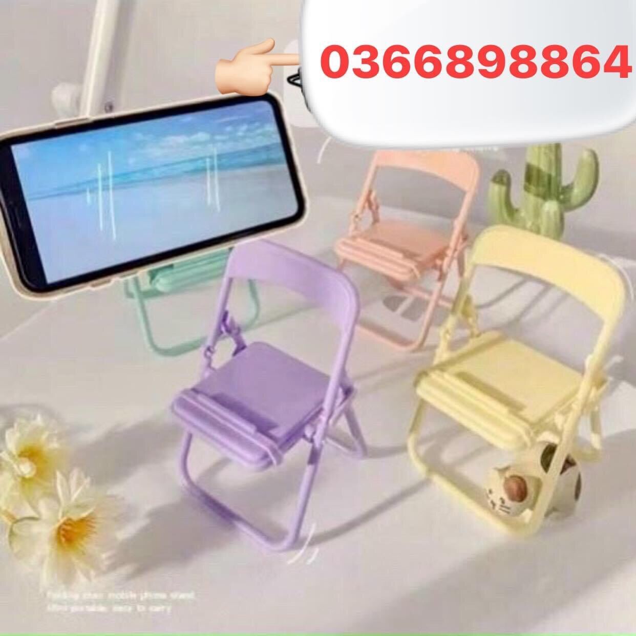 Giá đỡ đt kệ hình cái ghế có hàng